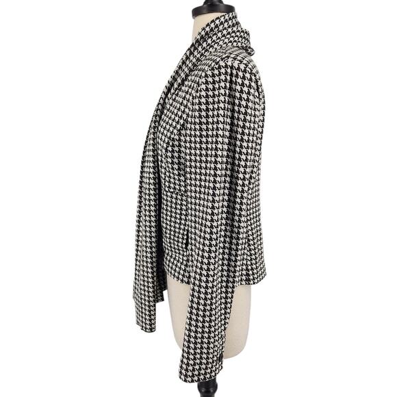 CAbi 3904 Houndstooth Jacket Black and White With Pockets Size Medium - Picture 4 of 8